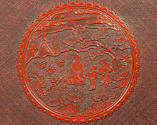 Cinnabar Incense Stand, Qianlong reign (1736-1795)
China
Wood, resin, and pigment; 17 3/4 × 1…