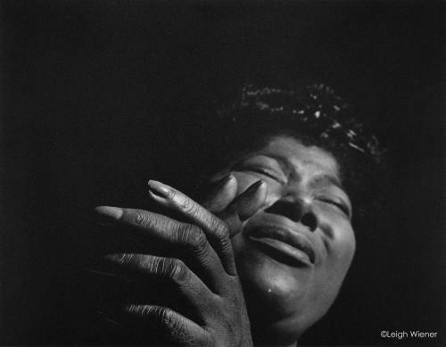 Mahalia Jackson, 1961
Leigh A. Wiener (American, 1929-1993)
Gelatin silver print on ektalure …