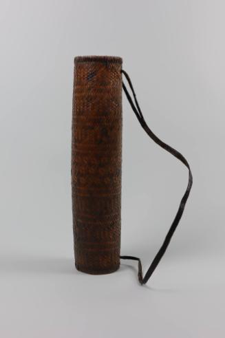Ara Container (Palang or Jandhom), 20th Century
Bhutan
Bamboo and leather; 18 × 4 1/4 × 4 1/4…