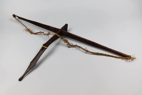 Crossbow, 1960s
Sedang Montagnard culture; Central Highlands region, Vietnam
Wood and bamboo …