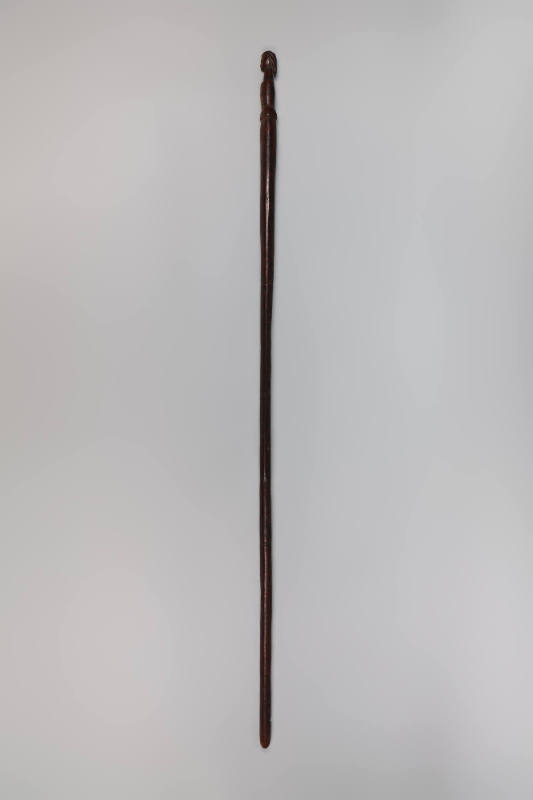 Staff, 20th Century
possibly Luba culture; Democratic Republic of the Congo
Wood; 50 × 1 × 1 …