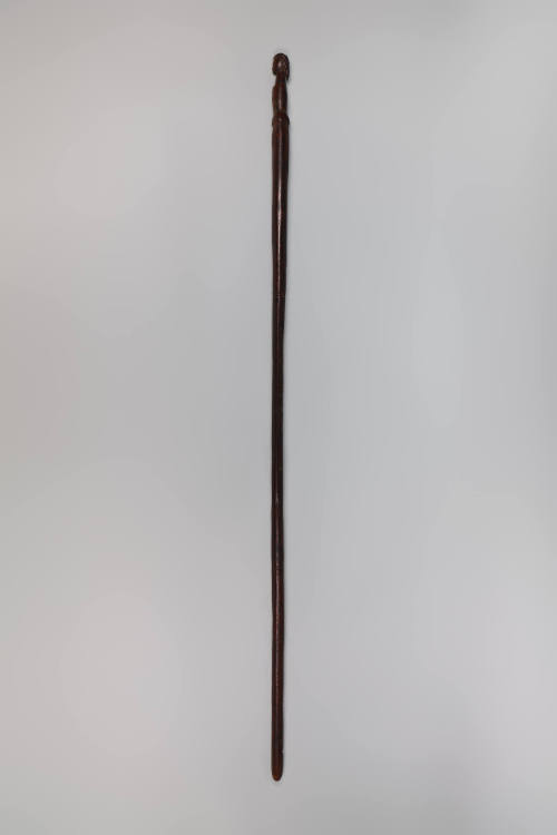 Staff, 20th Century
possibly Luba culture; Democratic Republic of the Congo
Wood; 50 × 1 × 1 …