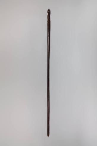 Staff, 20th Century
possibly Luba culture; Democratic Republic of the Congo
Wood; 50 × 1 × 1 …