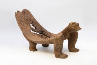 Ceremonial Stool (Dujo), 1000-1500 CE
Taíno culture; Haiti or Dominican Republic, Caribbean
W…