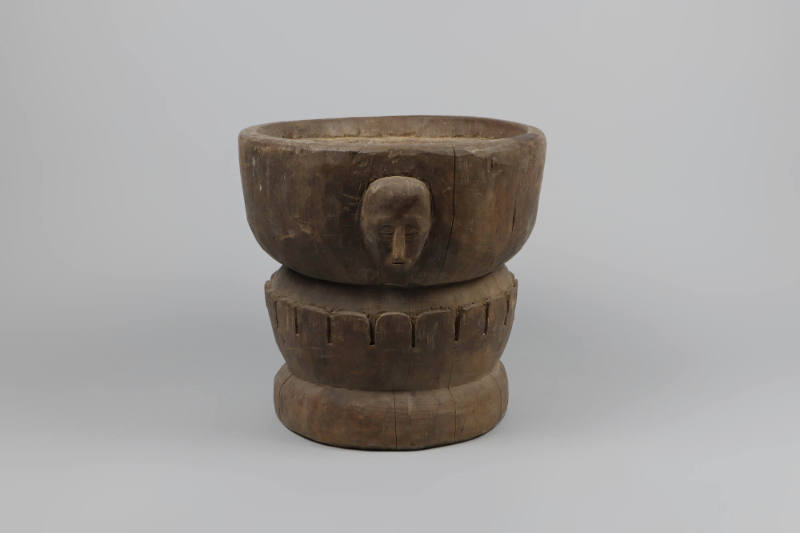 Mortar, early 20th Century
Unrecorded Ifugao artist; Luzon Island, Philippines
Wood; 13 × 15 …