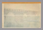 Sudden Shower at Imai Bridge, c. 1932
Hasui Kawase (Japanese, 1883-1957)
Woodblock print on p…