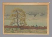 Rain on Lake Matsue, mid to late 20th Century
Hasui Kawase (Japanese 1983-1957)
Woodblock pri…