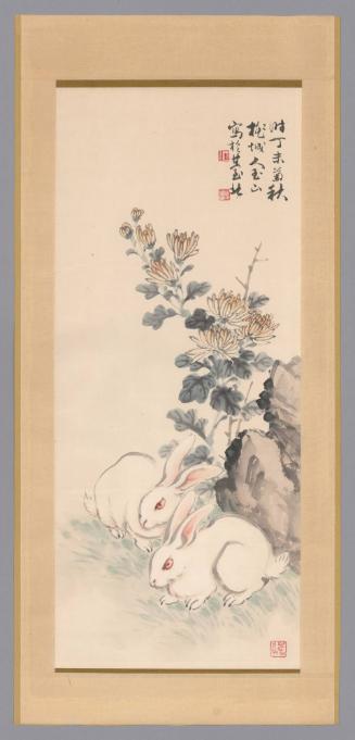 Two Kids, 1967
Lin Yu-shan (Taiwanese, 1907-2004); Taiwan
Ink on paper; 32 × 14 in.
2020.13.…