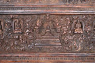Sutra Cover, 19th Century
Tibet Autonomous Region
Wood; 9 3/8 × 28 × 1 1/4 in.
2021.8.31
Gi…
