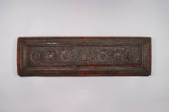 Sutra Cover, 19th Century
Tibet Autonomous Region
Wood; 8 3/4 × 29 3/4 × 1 7/8 in.
2021.8.32…