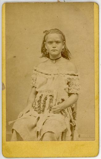 Fijian Girl, 1871-1879
Francis Herbert Dufty (British-born Australian, 1846-1910); Levuka, Ova…