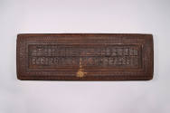 Sutra Cover, 19th Century
Tibet Autonomous Region
Wood; 9 1/2 × 27 1/2 × 1 1/4 in.
2021.8.35…