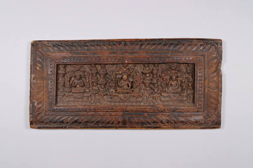 Sutra Cover, 19th Century
Tibet Autonomous Region
Wood; 7 1/8 × 15 × 3/4 in.
2021.8.36
Gift…