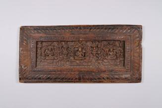 Sutra Cover, 19th Century
Tibet Autonomous Region
Wood; 7 1/8 × 15 × 3/4 in.
2021.8.36
Gift…