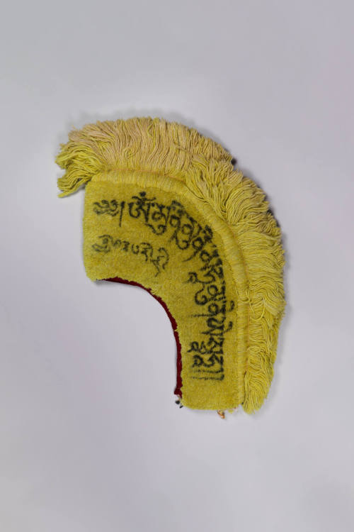 Lama's Headdress, 20th Century
Tibet Autonomous Region
Cotton and dye; 20 × 4 × 12 in.
2021.…