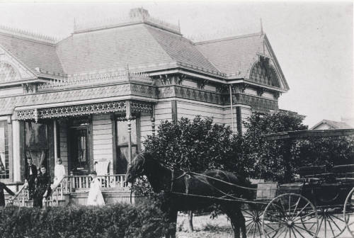 Turner Home, Santa Ana, c. 1888
Conaway & Hummel; Santa Ana, California
Photographic print; 5…