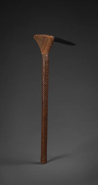 Ceremonial Adze, 19th to early 20th Century
Mangaia, Cook Islands, Polynesia
Wood, stone, and…