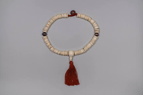 Prayer Beads (Malas), 19th to 20th Century
Tibet Autonomous Region
Ivory, stone and cotton; 1…