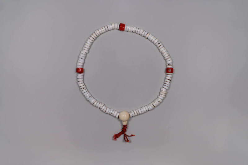 Prayer Beads (Malas), 20th Century
Tibet Autonomous Region
Shell, stone and cotton; 15 1/2 × …