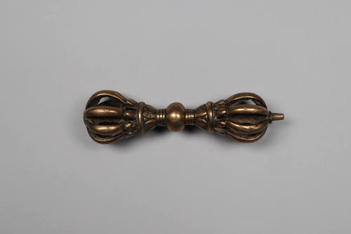 Vajra (Dorje), 19th to 20th Century
Tibet Autonomous Region
Brass; 5 1/2 × 1 1/2 × 1 1/2 in.
…