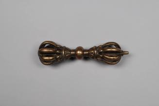 Vajra (Dorje), 19th to 20th Century
Tibet Autonomous Region
Brass; 5 1/2 × 1 1/2 × 1 1/2 in.
…
