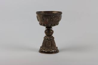 Yak Butter Lamp, 19th to 20th Century
Tibet Autonomous Region
Brass; 8 3/8 × 5 3/8 × 5 1/4 in…