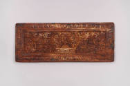 Sutra Cover, 19th Century
Tibet Autonomous Region
Wood; 6 × 14 7/8 × 7/8 in.
2021.8.30
Gift…