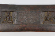 Sutra Cover, 19th Century
Tibet Autonomous Region
Wood; 8 × 26 7/8 × 7/8 in.
2021.8.41
Gift…
