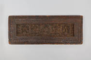 Sutra Cover, 19th Century
Tibet Autonomous Region
Wood; 10 × 25 3/4 × 1 1/4 in.
2021.8.42
G…