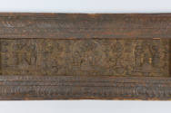 Sutra Cover, 19th Century
Tibet Autonomous Region
Wood; 10 × 25 3/4 × 1 1/4 in.
2021.8.42
G…