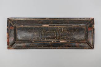 Sutra Cover, 19th Century
Tibet Autonomous Region
Wood; 10 1/2 × 28 5/8 × 1 1/8 in.
2021.8.4…