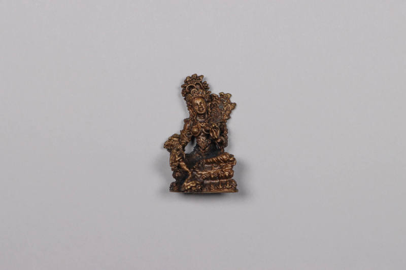 Amulet, 19th to 20th Century
Tibet Autonomous Region
Brass; 1 1/2 × 7/8 × 5/8 in.
2021.8.48
…