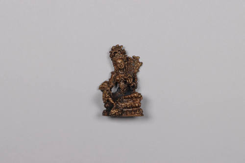 Amulet, 19th to 20th Century
Tibet Autonomous Region
Brass; 1 1/2 × 7/8 × 5/8 in.
2021.8.48
…