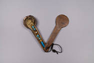Men’s Ear Drop (Sochi), 19th to 20th Century
Tibetan Autonomous Region
Brass, turquoise and m…