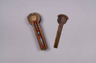 Men’s Ear Drop (Sochi), 19th to 20th Century
Tibetan Autonomous Region
Brass, turquoise and m…