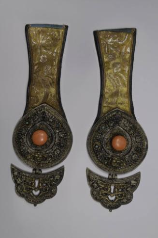 Set of Belt Ornaments (Lochab), 19th to 20th Century
Tibet Autonomous Region
Gilt metal alloy…