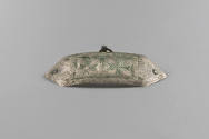 Apron Clasp, 19th to 20th Century
Shigatse, Tibet Autonomous Region, China
Silver; 3 1/4 × 7 …