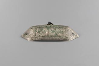 Apron Clasp, 19th to 20th Century
Shigatse, Tibet Autonomous Region, China
Silver; 3 1/4 × 7 …