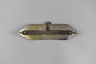 Apron Clasp, 19th to 20th Century
Shigatse, Tibet Autonomous Region, China
Silver; 3 1/4 × 7 …