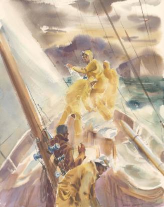 Foredeck Action in Heavy Weather, 1980s
Hugh Duncan (American, 1924-2001); California
Waterco…