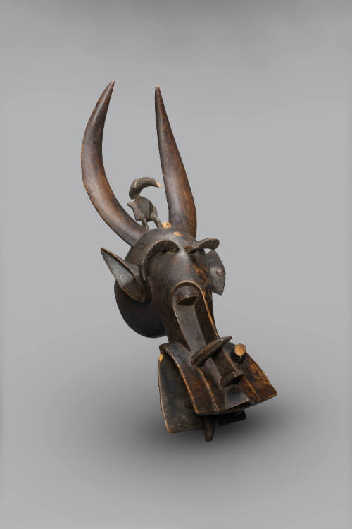 Helmet Mask (Kponyugu), early to mid 20th century
Senufo culture; probably Côte d'Ivoire
Wood…