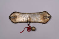 Apron Clasp, 19th to 20th Century
Shigatse, Tibet Autonomous Region, China
Silver; 2 3/4 × 8 …