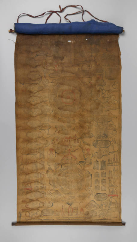Protective Astrological Chart, Ming Dynasty (1368-1644)
Tibet Autonomous Region, China
Ground…