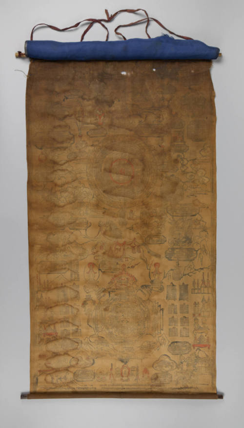 Protective Astrological Chart, Ming Dynasty (1368-1644)
Tibet Autonomous Region, China
Ground…