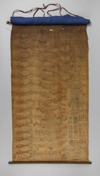 Protective Astrological Chart, Ming Dynasty (1368-1644)
Tibet Autonomous Region, China
Ground…
