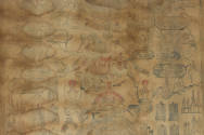 Protective Astrological Chart, Ming Dynasty (1368-1644)
Tibet Autonomous Region, China
Ground…