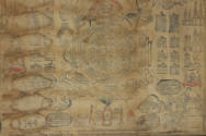 Protective Astrological Chart, Ming Dynasty (1368-1644)
Tibet Autonomous Region, China
Ground…