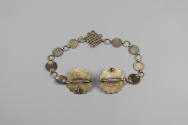Cloak Pins with Chain (Koma and Japtha), 19th to 20th Century
Bhutan
Gilt silver and turquois…