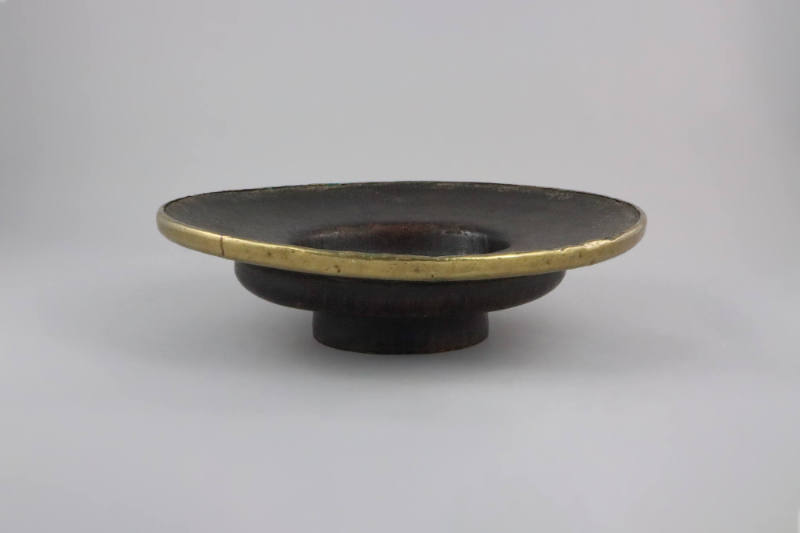 Offering Tray, 19th to 20th Century
Tibet Autonomous Region
Wood and brass; 2 3/4 × 10 × 10 1…