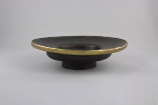 Offering Tray, 19th to 20th Century
Tibet Autonomous Region
Wood and brass; 2 3/4 × 10 × 10 1…
